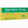 Zink Verla 10mg Filmtabletten 20 Stück - ab 3,67 €