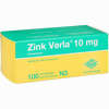 Zink Verla 10mg Filmtabletten 100 Stück