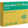 Zink Verla Otc 20mg Filmtabletten 50 Stück - ab 10,29 €