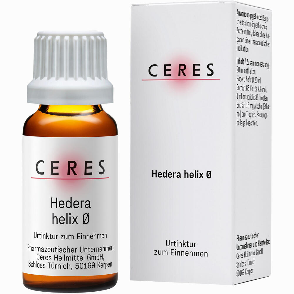 Ceres Hedera Helix Urt. Tropfen 20 ml