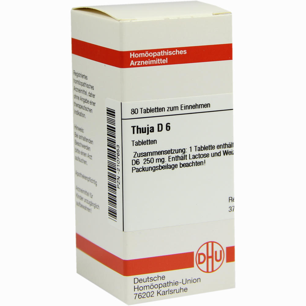 Thuja D6 Tabletten 80 Stck  Preisvergleich ab 7,97 | Sparmedo