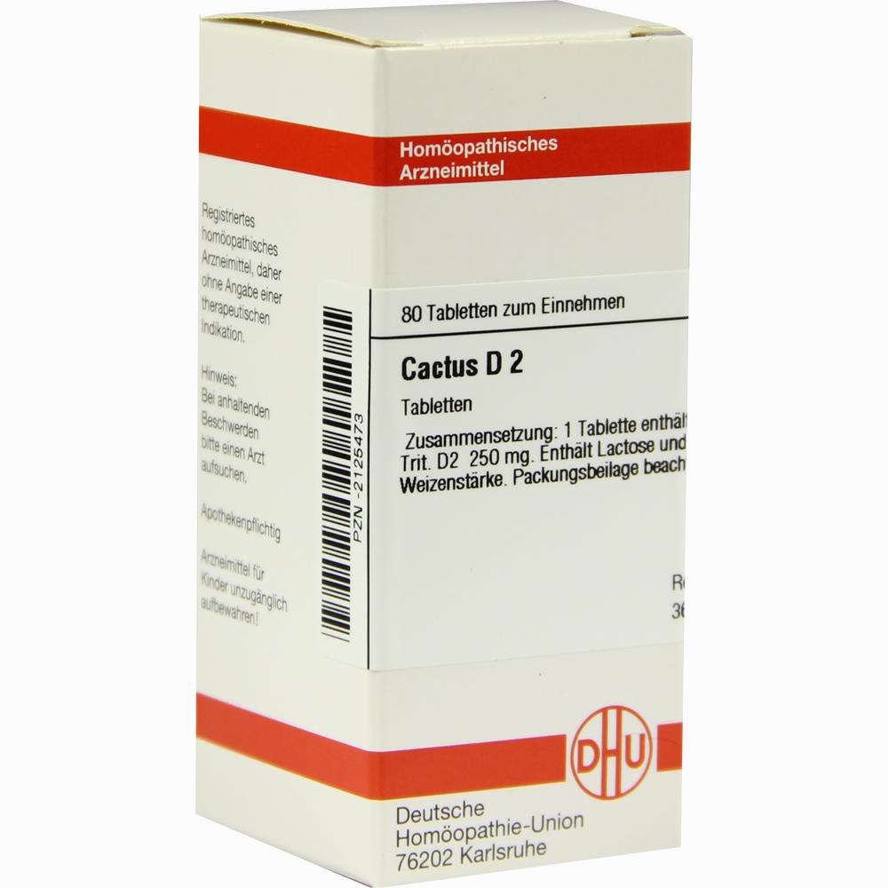 Cactus D2 Tabletten 80 Stck  Preisvergleich ab 8,93 | Sparmedo