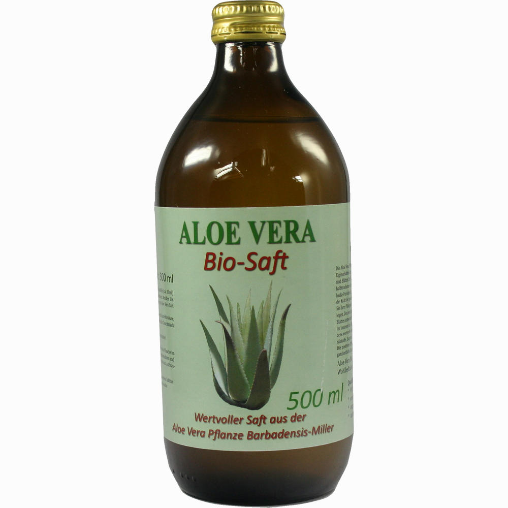 Aloe Vera Bio- Saft 500 ml  Preisvergleich ab 6,90 | Sparmedo