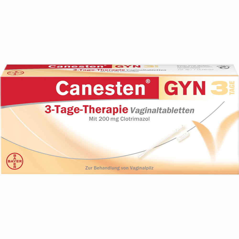 Canesten Gyn 3 Tage Therapie Vaginaltabletten Informationen Und Inhaltsstoffe