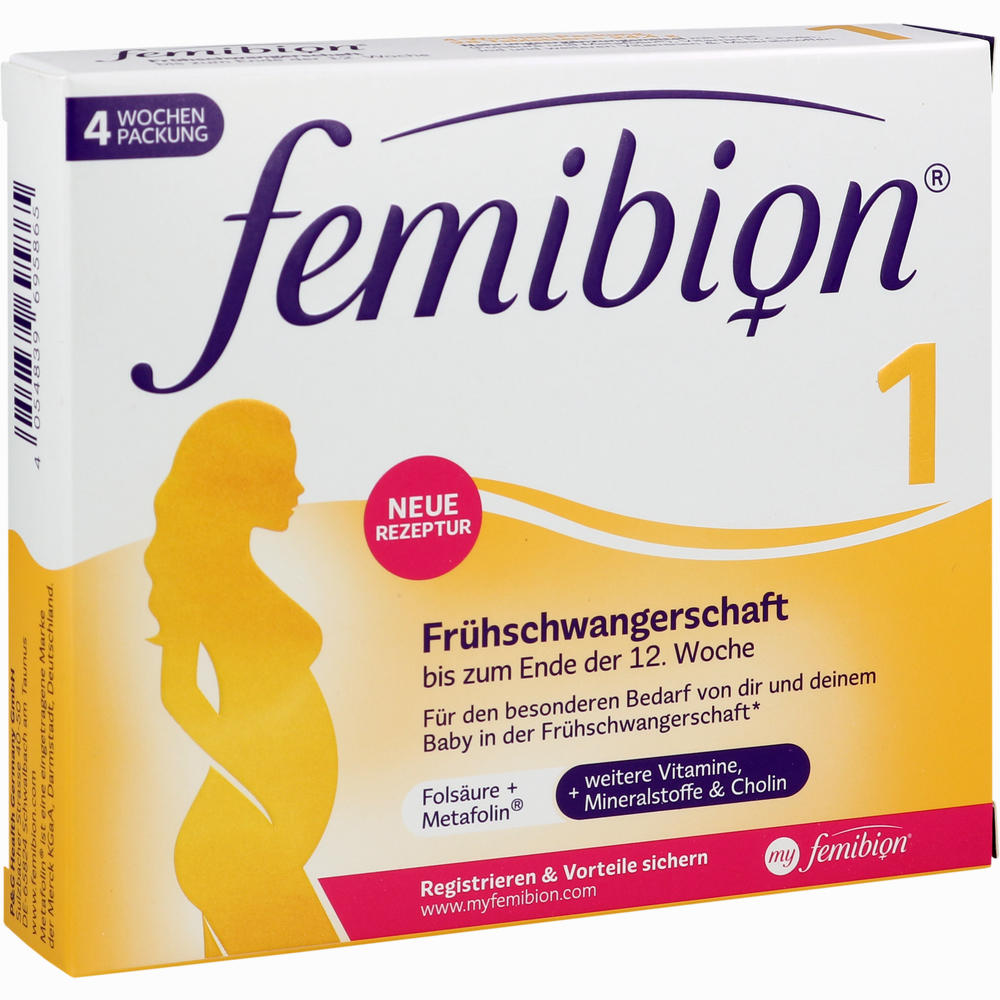 Femibion 1  42 Stück  für  6 Wochen Frühschwangerschaft Folsäure 