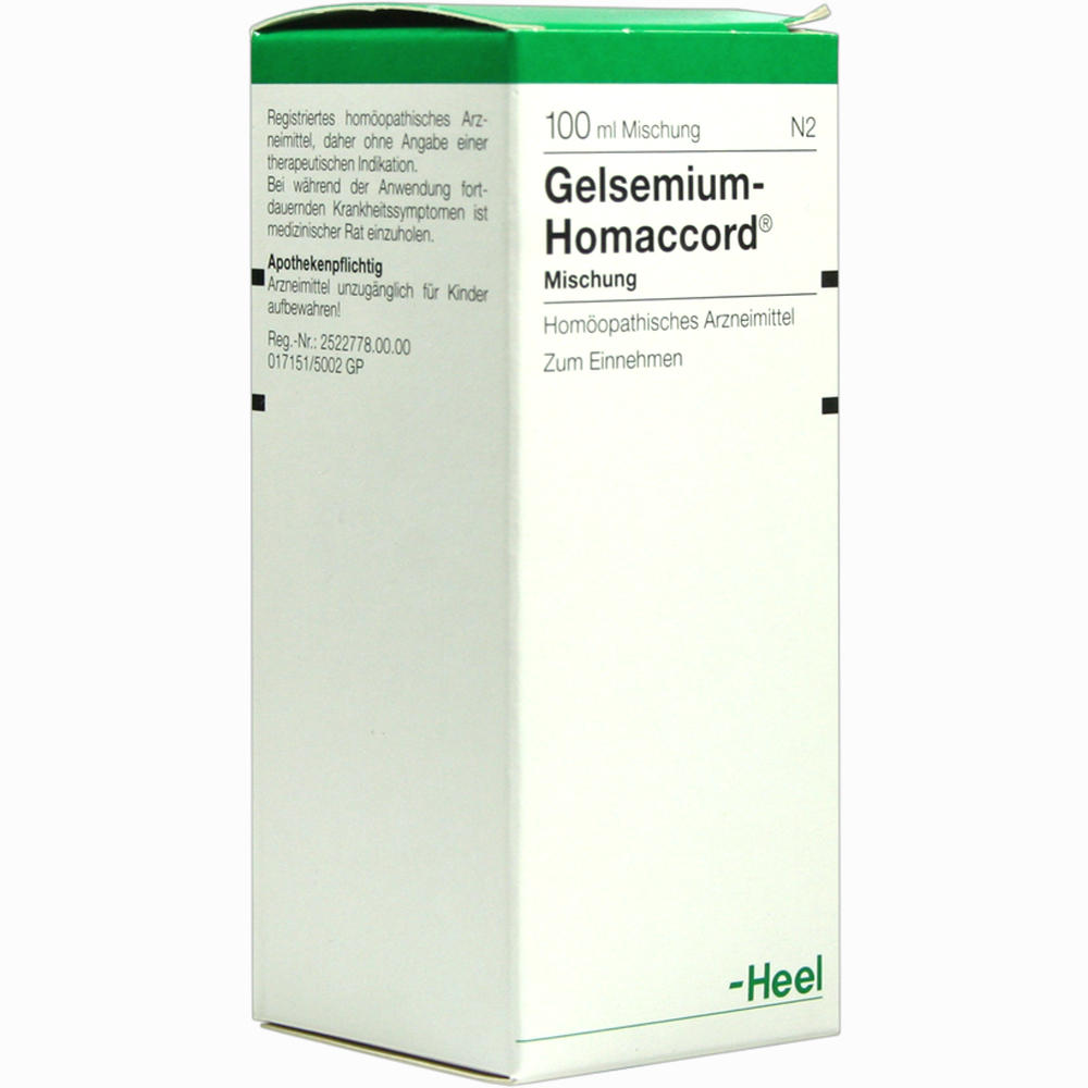 Gelsemium Homaccord Tropfen » Informationen und Inhaltsstoffe