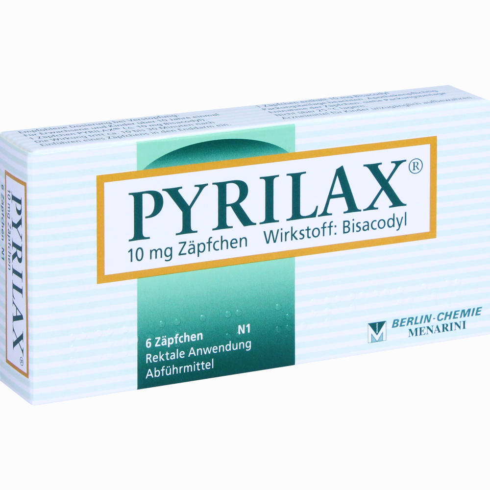 Pyrilax Zäpfchen » Informationen und Inhaltsstoffe