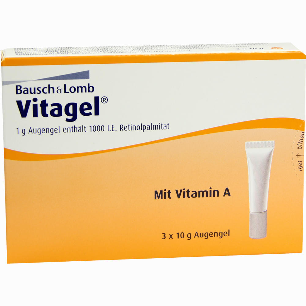 Vitagel Augengel » Informationen und Inhaltsstoffe