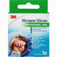 3m Silikonbeschichtetes Pflaster 2.5cmx5m Rollen  1 Stück