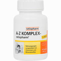 A- Z Komplex- Ratiopharm Tabletten  100 Stück - ab 6,25 €