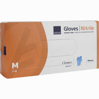 Abena Nitril Handschuh Classic Puderfrei Blau M Handschuhe 150 Stück