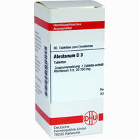 Abrotanum D3 Tabletten 80 Stück - ab 7,80 €