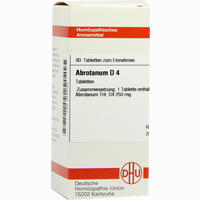 Abrotanum D4 Tabletten 80 Stück - ab 7,80 €
