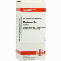 Abrotanum D4 Tabletten 80 Stück - ab 8,23 €