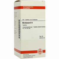 Abrotanum D4 Tabletten 80 Stück - ab 8,23 €