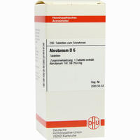 Abrotanum D6 Tabletten 80 Stück - ab 7,79 €