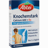 Abtei Knochenstark Calcium 600 + D3 Tabletten Omega Pharma Deutschland GmbH 28 Stück 