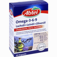 Abtei Omega 3- 6- 9 Lachsöl+leinöl+olivenöl Kapseln 60 Stück