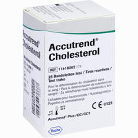 Accutrend Cholesterol Teststreifen Roche diagnostics deutschland gmbh 25 Stück - ab 14,26 €