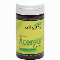 Acerola Kapseln Allcura naturheilmittel 100 Stück