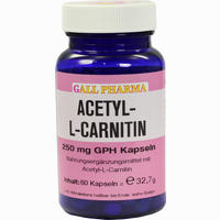 Acetyl- L- Carnitin 250mg Kapseln  30 Stück - ab 14,10 €