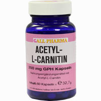 Acetyl- L- Carnitin 250mg Kapseln  30 Stück - ab 15,25 €