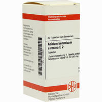 Acidum Benzoicum E Res D2 Tabletten 80 Stück - ab 7,60 €