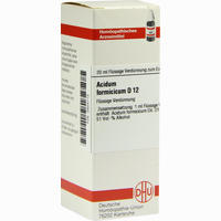Acidum Formic D12 Dilution 20 ml - ab 7,72 €