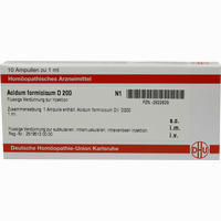 Acidum Formic D200 Ampullen 10 x 1 ml 