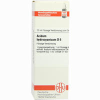 Acidum Hydrocyanic D6 Dilution 20 ml - ab 7,43 €