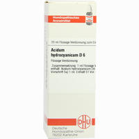 Acidum Hydrocyanic D6 Dilution 20 ml