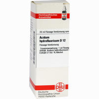 Acidum Hydrofluor D12 Dilution 20 ml - ab 7,69 €