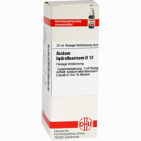 Acidum Hydrofluor D12 Dilution 20 ml - ab 8,89 €