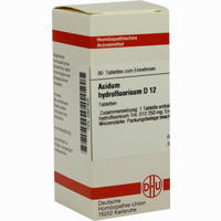 Acidum Hydrofluor D12 Tabletten 80 Stück - ab 8,10 €