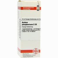 Acidum Phos D30 Dilution DHU-Arzneimittel GmbH & Co. KG 20 ml 
