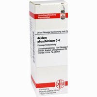 Acidum Phos D4 Dilution 20 ml - ab 6,48 €