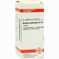 Acidum Sulf D10 Tabletten 80 Stück