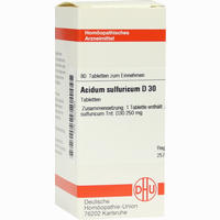 Acidum Sulf D30 Tabletten 80 Stück