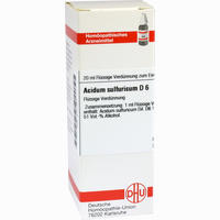 Acidum Sulf D6 Dilution 20 ml - ab 7,19 €
