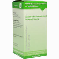Acoin- Lidocainhydrochlorid 40mg/ml Lösung 50 ml - ab 14,91 €
