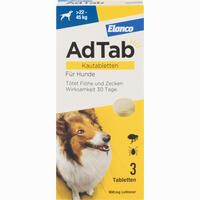 Adtab 900 Mg Kautabletten für Hunde (22- 45 Kg) 3 Stück