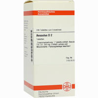 Aesculus D2 Tabletten 80 Stück - ab 7,80 €