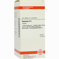 Aesculus D2 Tabletten 80 Stück - ab 8,43 €