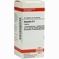 Aesculus D3 Tabletten 80 Stück - ab 7,60 €