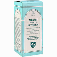 Alkohol 70 Vol. - % Hetterich 100 ml - ab 5,28 €