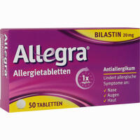 Allegra Allergietabletten 20 Mg Tabletten 20 Stück - ab 2,12 €