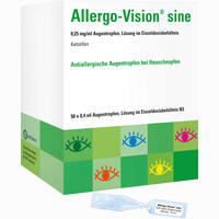 Allergo- Vision Sine 0.25 Mg/ml Augentropfen im Einzeldosisbehältnis  10 x 0.4 ml - ab 3,57 €