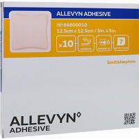 Allevyn Adhesive 12.5x12.5 Cm Haftende Wundauflage Verband Smith & Nephew GmbH 10 Stück