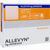 Allevyn Ag Adhesive 10x10 Cm Wundverband  Smith & Nephew GmbH 10 Stück