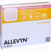 Allevyn Gentle Border 7.5x7.5cm Verband B2B Medical GmbH 5 Stück